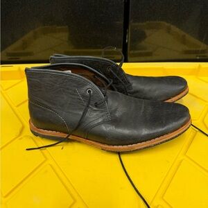 Black Leather Men's Shoes